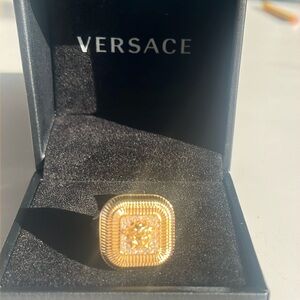 Versace Medusa Gold Plated Ring